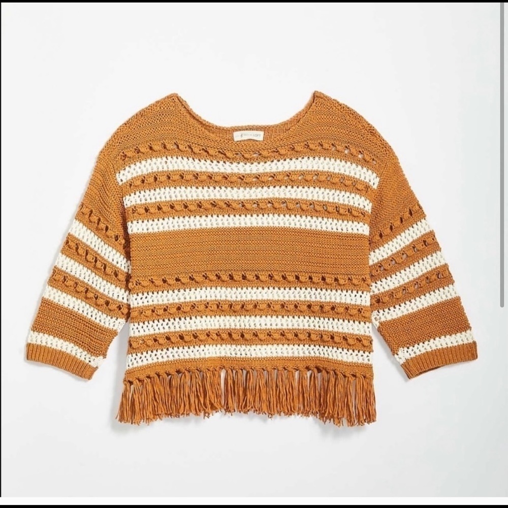 New - LOU & GREY fringe sweater - Picture 3 of 5